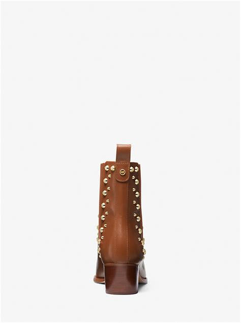 michael kors boots+ stars studs canada|Kinlee Astor Studded Leather Ankle Boot .